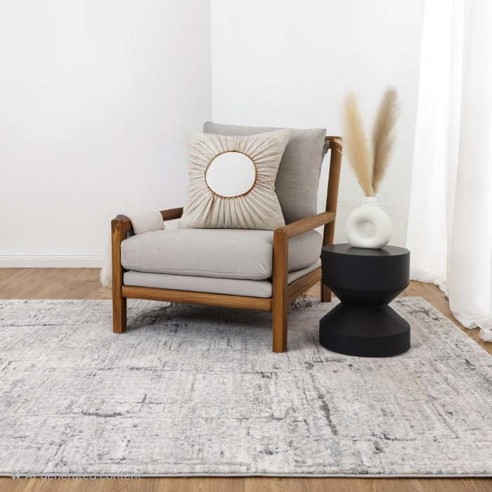 Sunkist Distressed Grey Rug