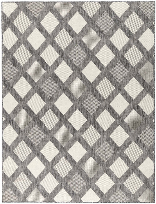 Sisalo Diamond Grey Cream Rug