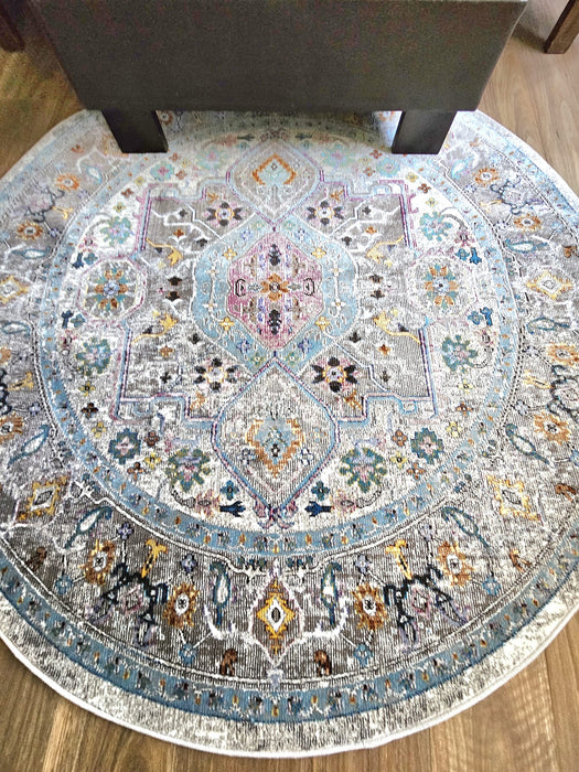 Peerless Aksaray Multi Round Rug