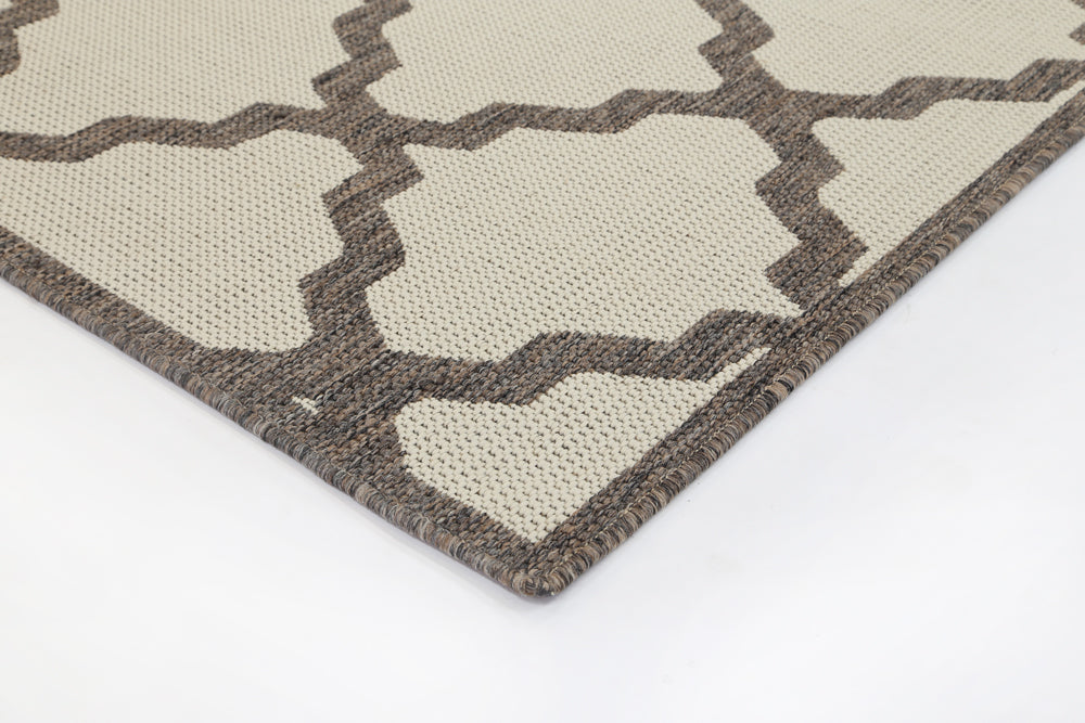 Sisalo Trellis Cream Grey Rug