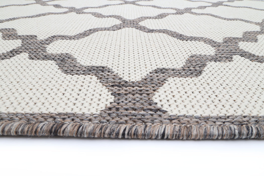 Sisalo Trellis Cream Grey Rug