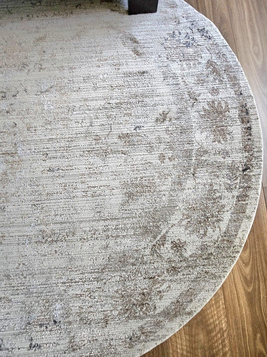 Peerless Bodrum Grey Round Rug