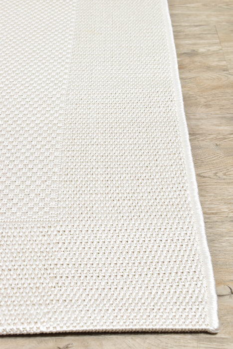 Outdoor Living Sisal White Rug