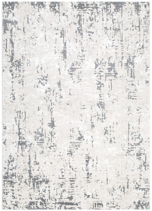 Antique Contemporary Cream Grey Rug