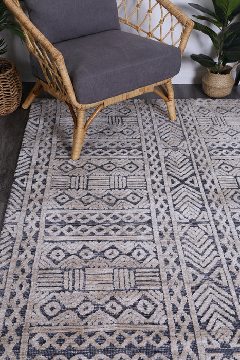 Amrish Glenroy Blue Tribal Rug