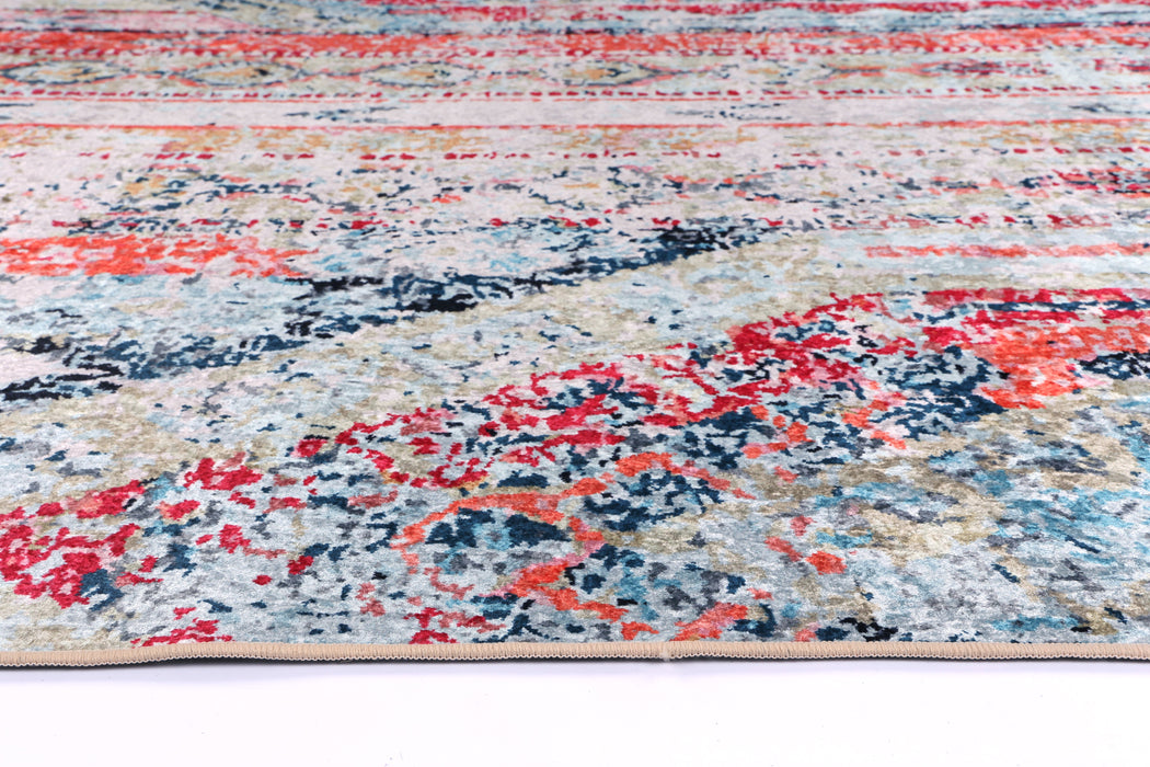 Divine Boho Multi Non-Slip Runner Rug