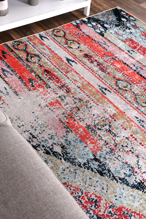 Divine Boho Multi Non-Slip Runner Rug