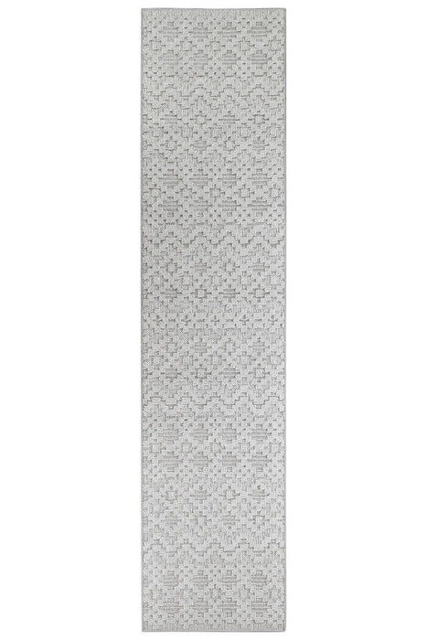 Berlin Street Light Grey Runner Rug