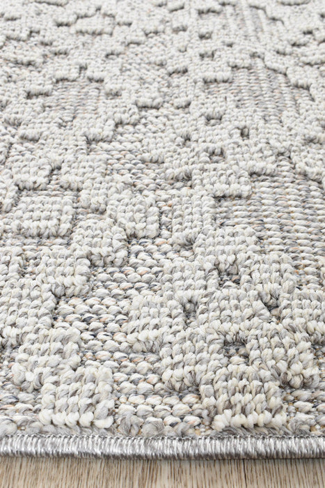 Berlin Street Light Grey Runner Rug