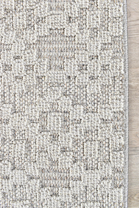 Berlin Street Light Grey Runner Rug