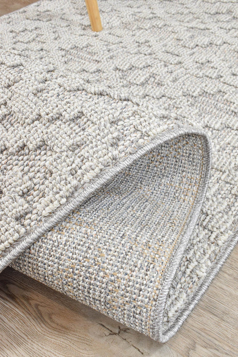 Berlin Street Light Grey Runner Rug