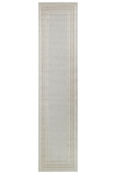 Berlin Frame Beige Rug