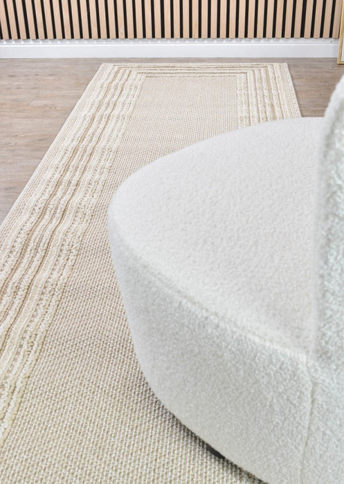 Berlin Frame Beige Rug