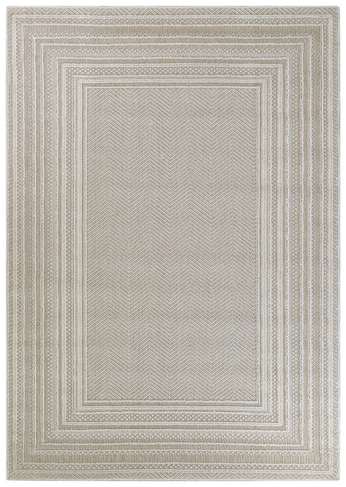 Berlin Frame Beige Rug