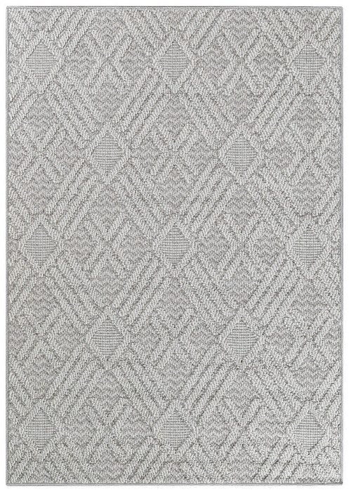 Berlin Cross Light Grey Rug