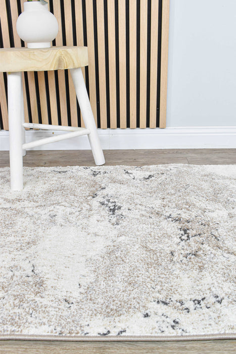 Chart Earth Cream Grey Runner rug