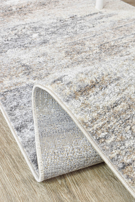 Chart Sandstone Grey Runner Rug