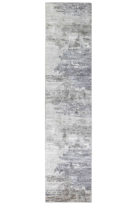 Chart Sandstone Grey Runner Rug