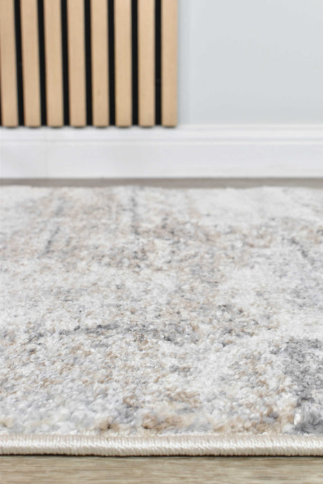 Chart Sandstone Grey Runner Rug