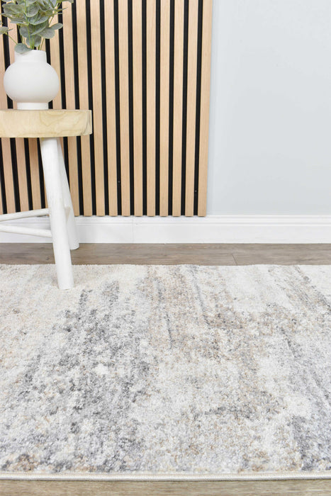 Chart Sandstone Grey Runner Rug