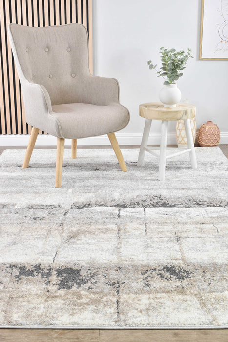 Chart Lenox Grey Beige Rug