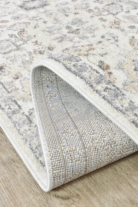 Chart Oasis Cream Grey Runner Rug