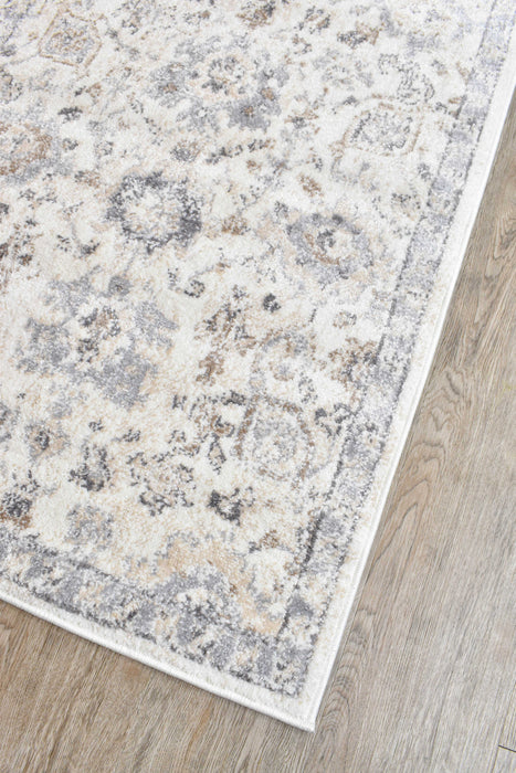 Chart Oasis Cream Grey Runner Rug