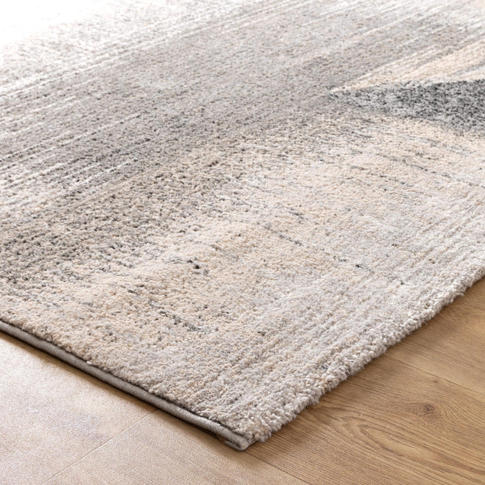 Sunkist Sere Abstract Grey Beige Rug