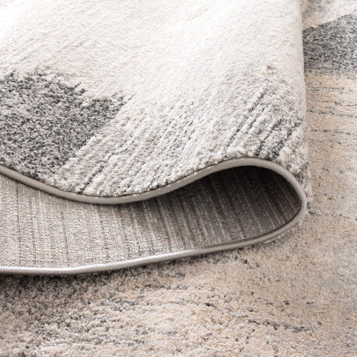 Sunkist Sere Abstract Grey Beige Rug