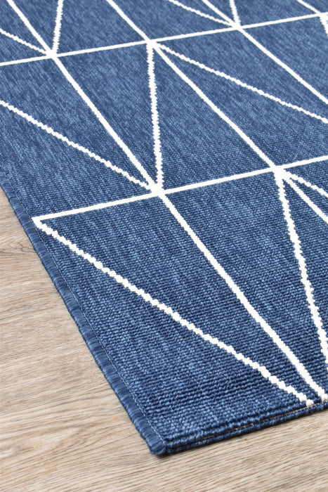 Fenix Deltoid Blue Rug