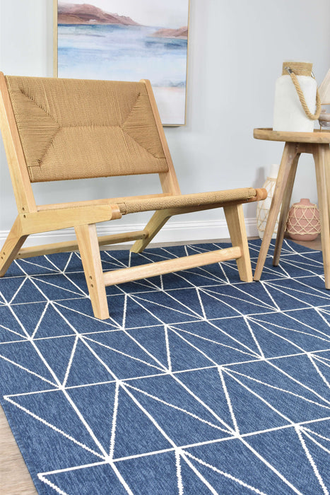 Fenix Deltoid Blue Rug