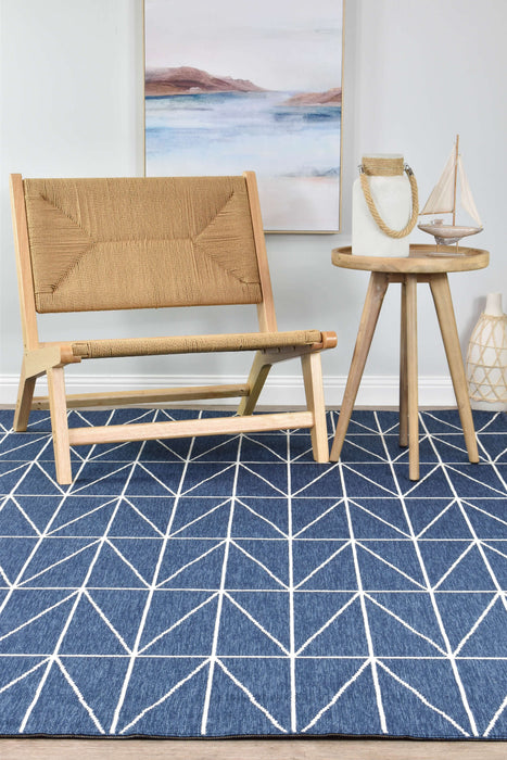 Fenix Deltoid Blue Rug