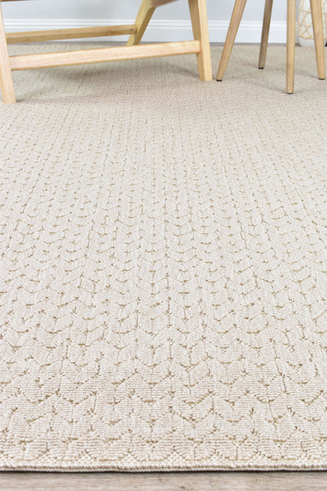 Fenix Leaves Beige Rug