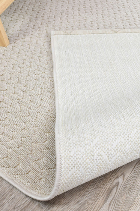 Fenix Leaves Beige Rug