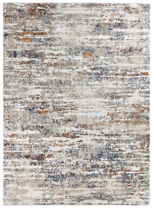 Florence Orangeade Blue Rust Rug