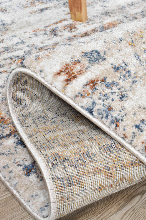 Florence Orangeade Blue Rust Rug