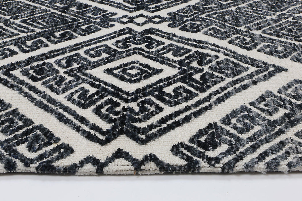 Amrish Glenfalls Anthracite Tribal Rug