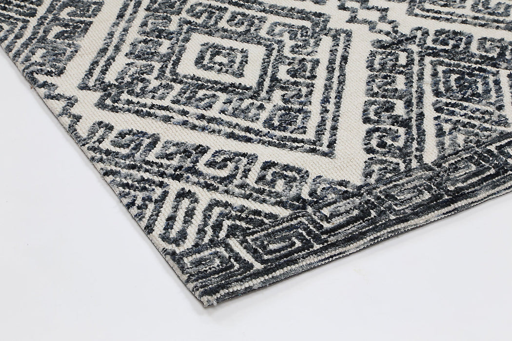 Amrish Glenfalls Anthracite Tribal Rug