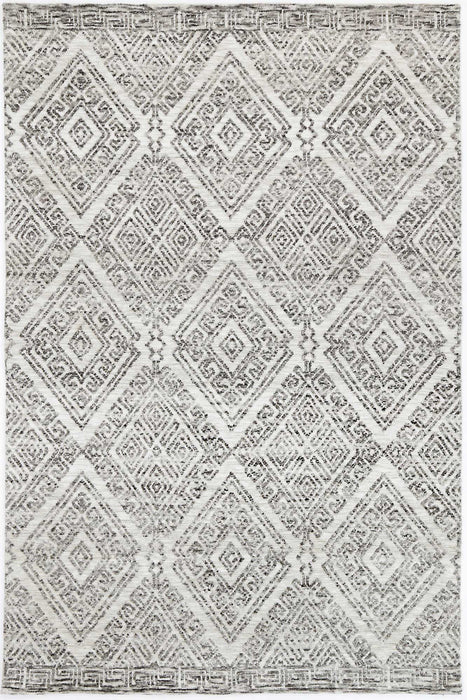 Amrish Glenfalls Grey Tribal Rug