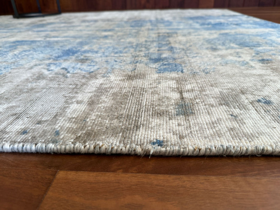 Parker Line Bamboo Silk Light Blue Rug