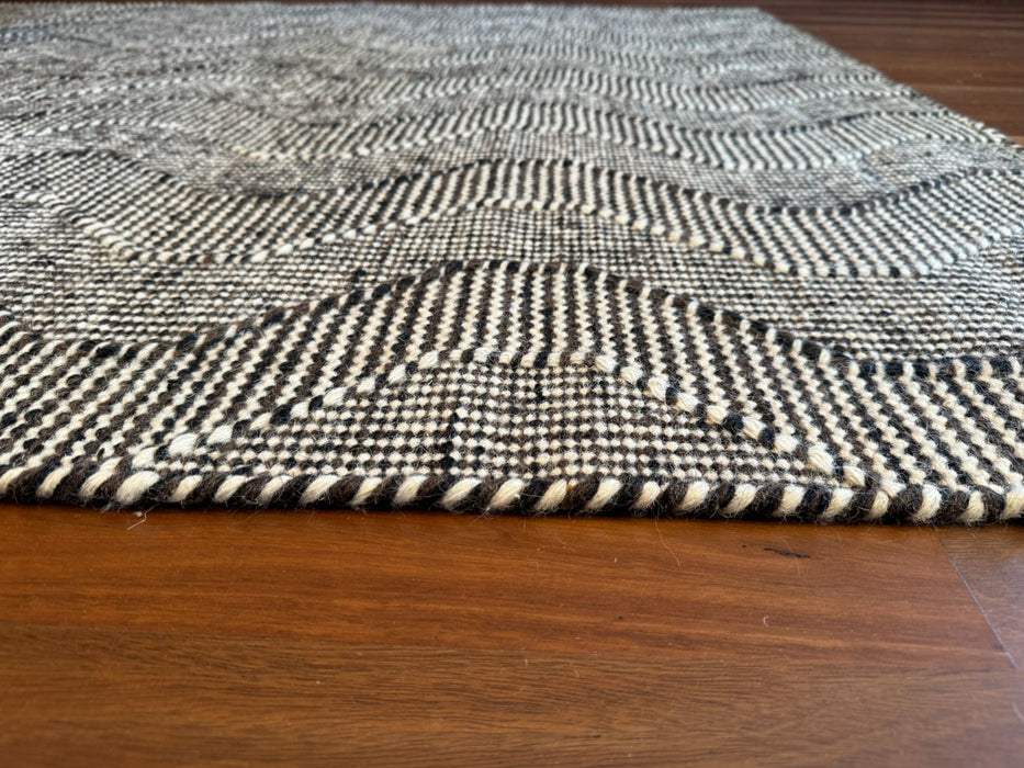 Geezer Hygge Moroccan Black brown white Rug