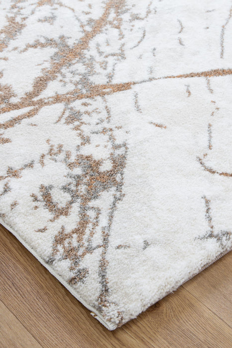 privilege Room Marble Cream Beige Runner Rug