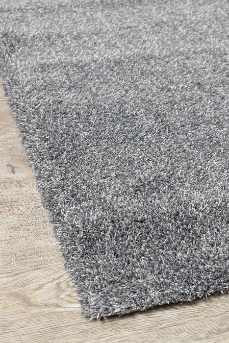 Lila Plain Grey Rug