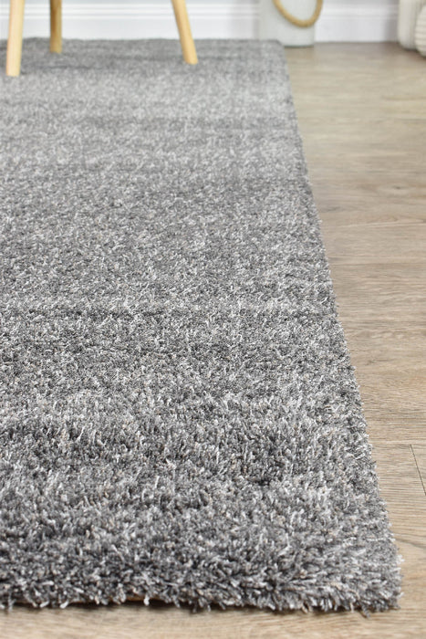 Lila Plain Grey Rug