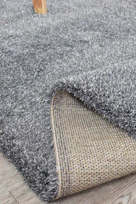 Lila Plain Grey Rug