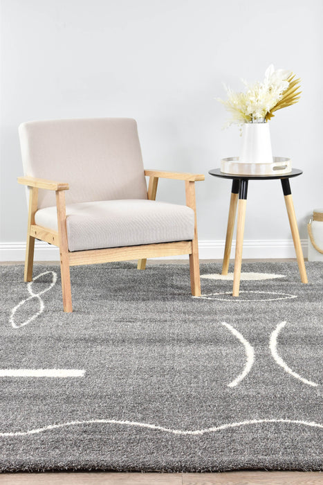 Lila Eye Grey Rug