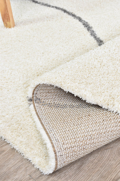 Lila Ripple Cream Rug