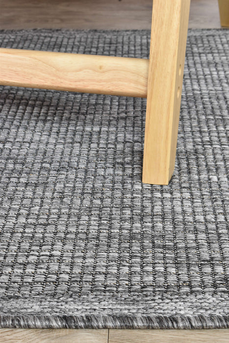 Long Island Plaine Grey Runner Rug