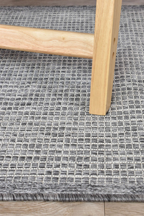 Long Island Plaine Light Grey Runner Rug