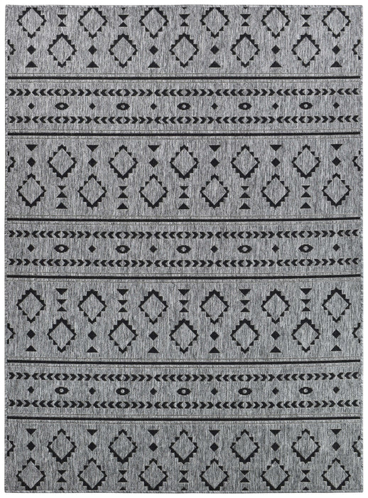 Long Island Tribal Grey Rug